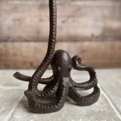 Octopus Loo Roll Holder In Cast Iron -Bathroom Supplies Store 61872234 4