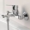 Grohe Start Edge Bathroom Bath Mixer Tap Wall Mounted Chrome Exposed 23348000 -Bathroom Supplies Store 62393077 1
