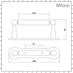 Milano Elizabeth - Traditional Wall Hung Bathroom Toilet Roll Holder - Brushed Gold -Bathroom Supplies Store 62420267 4