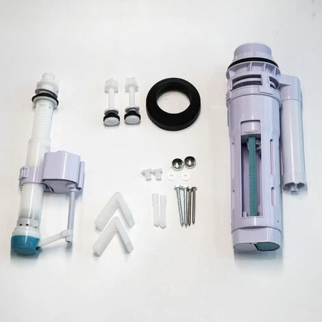 Close Coupled Toilet White Ceramic Square Modern Bathroom Pan & Seat WC Bathroom 6 Close Coupled Toilet White Ceramic Square Modern Bathroom Pan & Seat WC Bathroom - Image 4