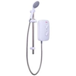 Redring Vital 9.5kw Electric Shower With Push Button White And Chrome -Bathroom Supplies Store 63949434 4