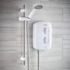 Dimplex Vital Instantaneous Push Button 9.5kW White Electric Shower -Bathroom Supplies Store 63949540 1