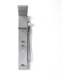 Livingandhome Wall Mounted Thermostatic Mixer Shower Panel Tower With Shelf -Bathroom Supplies Store 64160876 3