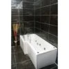 L Shaped Spa Bath And Screen With Whirlpool - Left Hand Option, 6 Jets -Bathroom Supplies Store 64565484 1