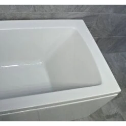 L Shaped Square Shower Bath With Screen And Panel - Left Hand Option, Without End Panel -Bathroom Supplies Store 64565533 5