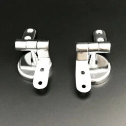 Toilet Seat Hinge, Set Of Replacement Toilet Seat Hinges With Zinc Alloy Fixings -Bathroom Supplies Store 67584476 2