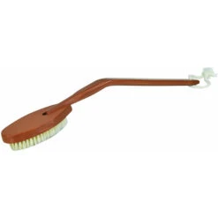 Long Handled Wooden Bath Brush - Ergonomically Angled Extra Long Handle -Bathroom Supplies Store 70619873 4