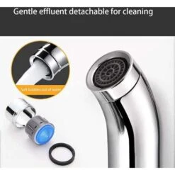 Bathroom Faucet, White Basin Faucet, High Quality Faucet, Bathroom Faucet, Wear-resistant, Suitable For Inner Diameter 32mm-42mm -Bathroom Supplies Store 71428634 4