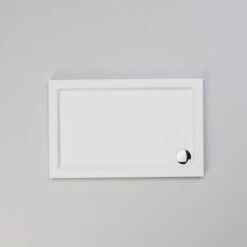 ELEGANT 1200 X 700 Mm Sliding Shower Enclosure Black Frame 6mm Glass Reversible Cubicle Shower Door Screen Panel With Shower Tray And Waste -Bathroom Supplies Store 71855393 3