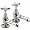 Bristan 1901 Bathroom Basin Sink Pillar Taps Chrome Traditional N 1/2 C CD -Bathroom Supplies Store 72146942 1