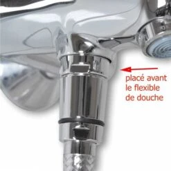 RHAFAYREWater Saver For Shower, Reducer Flow Limiter Choice 4L-7L-9L/Min Guarantees You A Saving Of 50-70% On Your Water Consumption, Simple Installation Before Shower Head And Flexible -Bathroom Supplies Store 72320013 4