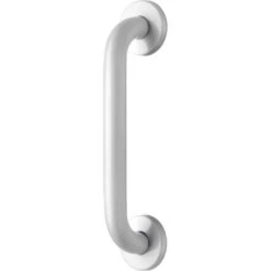 Croydex 30cm Stainless Steel Safety Grab Bar Rail, White