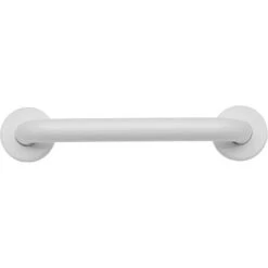 Croydex 30cm Stainless Steel Safety Grab Bar Rail, White -Bathroom Supplies Store 7249469 4