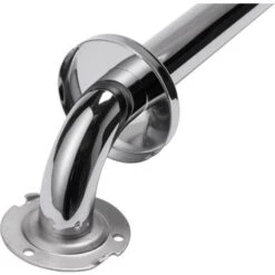 Croydex 60cm Stainless Steel Safety Grab Bar Rail, Chrome -Bathroom Supplies Store 7249470 3