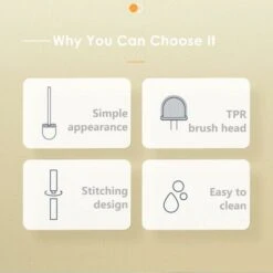 Toilet Brush (2 Pack) Silicone Toilet Brush, Toilet Brush And Holder With Soft Bristles And Non-slip Grip - Clean And Dry Quickly -Bathroom Supplies Store 72505738 3