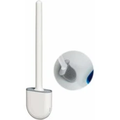 Toilet Brush (2 Pack) Silicone Toilet Brush, Toilet Brush And Holder With Soft Bristles And Non-slip Grip - Clean And Dry Quickly -Bathroom Supplies Store 72505738 5
