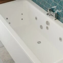 Vitura 1700x700mm Double Ended Square Whirlpool Bath 14 Jets Acrylic Bathroom 9 Vitura 1700x700mm Double Ended Square Whirlpool Bath 14 Jets Acrylic Bathroom -Bathroom Supplies Store 73205201 3