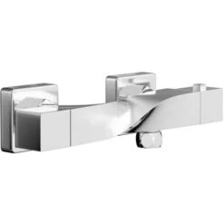 Wholesale Domestic Twist Polished Chrome Thermostatic Bar Shower Valve -Bathroom Supplies Store 7470863 3