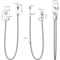 Sky Thermostatic Mixer Bidets Toilet Valve Hand Held Douche Kit Muslim Spray Shower -Bathroom Supplies Store 75185129 5
