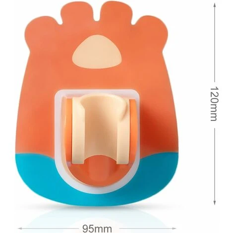 Shower Holder, Wall Mounted Hand Shower Holder, 2 PCS Color Cartoon Self Adhesive Waterproof Shower Wall Holder, Adjustable Handheld Shower Head Wall Holder 4 Shower Holder, Wall Mounted Hand Shower Holder, 2 PCS Color Cartoon Self Adhesive Waterproof Shower Wall Holder, Adjustable Handheld Shower Head Wall Holder - Image 2