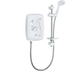 Triton T80Z Fast-Fit 8.5kW Electric Shower White/Chrome Plated