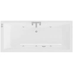 Legend 1700mm X 700mm Right Hand 6 Jet Chrome V-Tec Single Ended Whirlpool Bath