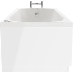 Wholesale Domestic Compact 1500mm X 700mm 6 Jet Chrome V-Tec Single Ended Whirlpool Bath -Bathroom Supplies Store 7566218 5
