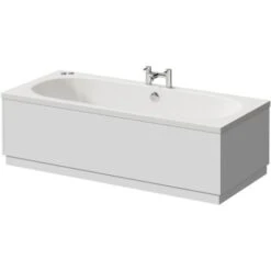 Wholesale Domestic Metropole 1700mm X 750mm 6 Jet Chrome V-Tec Double Ended Whirlpool Bath -Bathroom Supplies Store 7566222 2