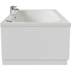 Wholesale Domestic Metropole 1800mm X 800mm 6 Jet Chrome V-Tec Double Ended Whirlpool Bath -Bathroom Supplies Store 7566223 5