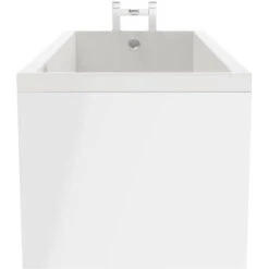 Wholesale Domestic Summit 1800mm X 800mm 6 Jet Chrome V-Tec Single Ended Whirlpool Bath -Bathroom Supplies Store 7566226 5