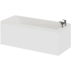 Wholesale Domestic Summit 1800mm X 800mm 12 Jet Chrome V-Tec Single Ended Whirlpool Bath -Bathroom Supplies Store 7566282 2