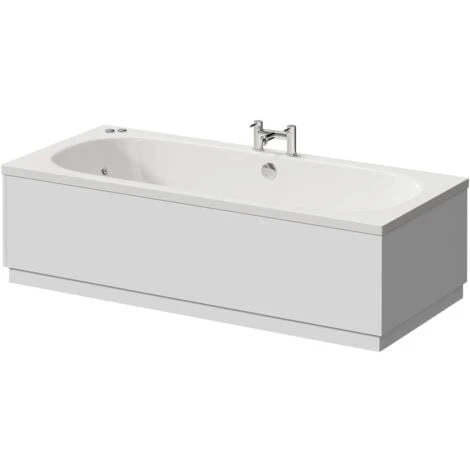 Wholesale Domestic Metropole 1800mm X 800mm 12 Jet Chrome V-Tec Double Ended Whirlpool Bath 4 Wholesale Domestic Metropole 1800mm X 800mm 12 Jet Chrome V-Tec Double Ended Whirlpool Bath - Image 2