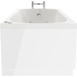 Wholesale Domestic Compact 1700mm X 700mm 12 Jet Chrome V-Tec Single Ended Whirlpool Bath 11 Wholesale Domestic Compact 1700mm X 700mm 12 Jet Chrome V-Tec Single Ended Whirlpool Bath -Bathroom Supplies Store 7566288 5