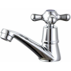 MUFF Single Cold Water Faucet, Single Cold Water Faucet Chrome Basin Faucet For Home Bathroom Toilet Sink Kitchen