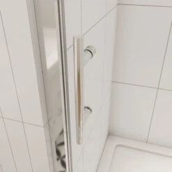 SKY Sliding Shower Door Modern Bathroom 6mm Safety Glass Shower Enclosure Cubicle 1100mm 11 SKY Sliding Shower Door Modern Bathroom 6mm Safety Glass Shower Enclosure Cubicle 1100mm -Bathroom Supplies Store 76373963 5