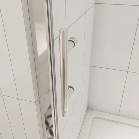 SKY Sliding Shower Door Modern Bathroom 6mm Safety Glass Shower Enclosure Cubicle 1100mm 7 SKY Sliding Shower Door Modern Bathroom 6mm Safety Glass Shower Enclosure Cubicle 1100mm - Image 5