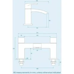 Black Matt Waterfall Bath Filler Tap Lever Round Deck Mounted Modern -Bathroom Supplies Store 76756384 3