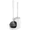 Toilet Plunger And Toilet Brush Set For Bathroom Cleaning, White, 1 Set -Bathroom Supplies Store 78026807 1