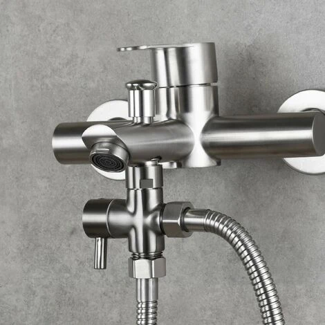 Solid Brass 3 Way Valve G1/2 Inch Hand Shower Shower Components Universal Fitting Chrome 5 Solid Brass 3 Way Valve G1/2 Inch Hand Shower Shower Components Universal Fitting Chrome - Image 3