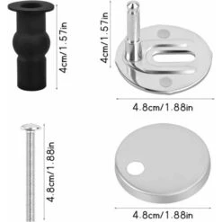 2 Pack Universal Toilet Seat Fixing Hinged Toilet Seat Cover Toilet Lid Fixings Toilet Seat Replacement Fixing For Toilet Seat Toilet Seat Fix 8 2 Pack Universal Toilet Seat Fixing Hinged Toilet Seat Cover Toilet Lid Fixings Toilet Seat Replacement Fixing For Toilet Seat Toilet Seat Fix -Bathroom Supplies Store 79953519 2