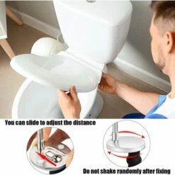 2 Pack Universal Toilet Seat Fixing Hinged Toilet Seat Cover Toilet Lid Fixings Toilet Seat Replacement Fixing For Toilet Seat Toilet Seat Fix 10 2 Pack Universal Toilet Seat Fixing Hinged Toilet Seat Cover Toilet Lid Fixings Toilet Seat Replacement Fixing For Toilet Seat Toilet Seat Fix -Bathroom Supplies Store 79953519 4