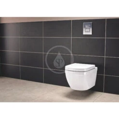Grohe Euro Ceramic Wall Mounted Toilet Bowl, Alpine White (39328000) -Bathroom Supplies Store 81977870 3