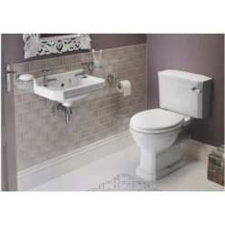 Siena - Etude Back To Wall WC & Satin White Wood Effect Seat 7 Siena - Etude Back To Wall WC & Satin White Wood Effect Seat -Bathroom Supplies Store 82193406 3