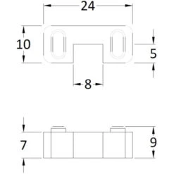 Wholesale Domestic Chrome Walk In Shower Screen Support Retainer Foot -Bathroom Supplies Store 82739940 4