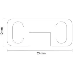 Wholesale Domestic Chrome Walk In Shower Screen Support Retainer Foot -Bathroom Supplies Store 82739940 5