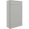 Signature Kalmar Back To Wall WC Toilet Unit 506mm Wide - Grey Gloss -Bathroom Supplies Store 83039916 1