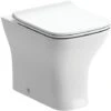 Signature Aztec Back To Wall Toilet 540mm Projection - Soft Close Slimline Seat 1 Signature Aztec Back To Wall Toilet 540mm Projection - Soft Close Slimline Seat -Bathroom Supplies Store 83039972 1