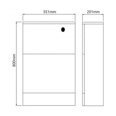 Signature Randers Back To Wall WC Toilet Unit 550mm Wide - Matt Grey 4 Signature Randers Back To Wall WC Toilet Unit 550mm Wide - Matt Grey - Image 2