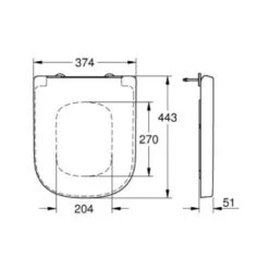 Grohe Euro Ceramic Wall Mounted Toilet Bowl, Alpine White + Softclose Seat (39328000+39330001) -Bathroom Supplies Store 83284509 5