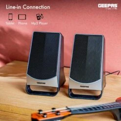 USB SPEAKERS PC LAPTOP PORTABLE MULTIMEDIA SOUND MUSIC DESKTOP TV MAC Geepas -Bathroom Supplies Store 83743661 5